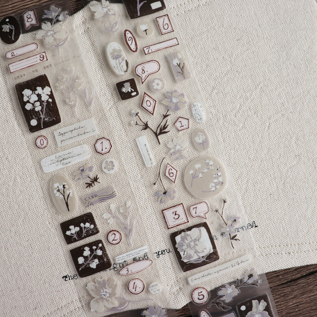 【Freckle Tea】Daily Season Collection- Kiss-cut Tape- Withered Warmth