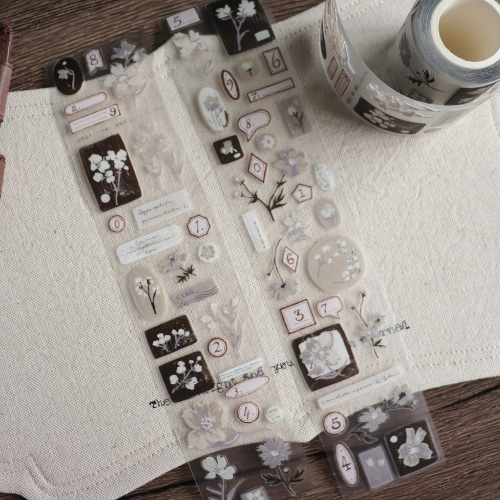 【Freckle Tea】Daily Season Collection- Kiss-cut Tape- Withered Warmth