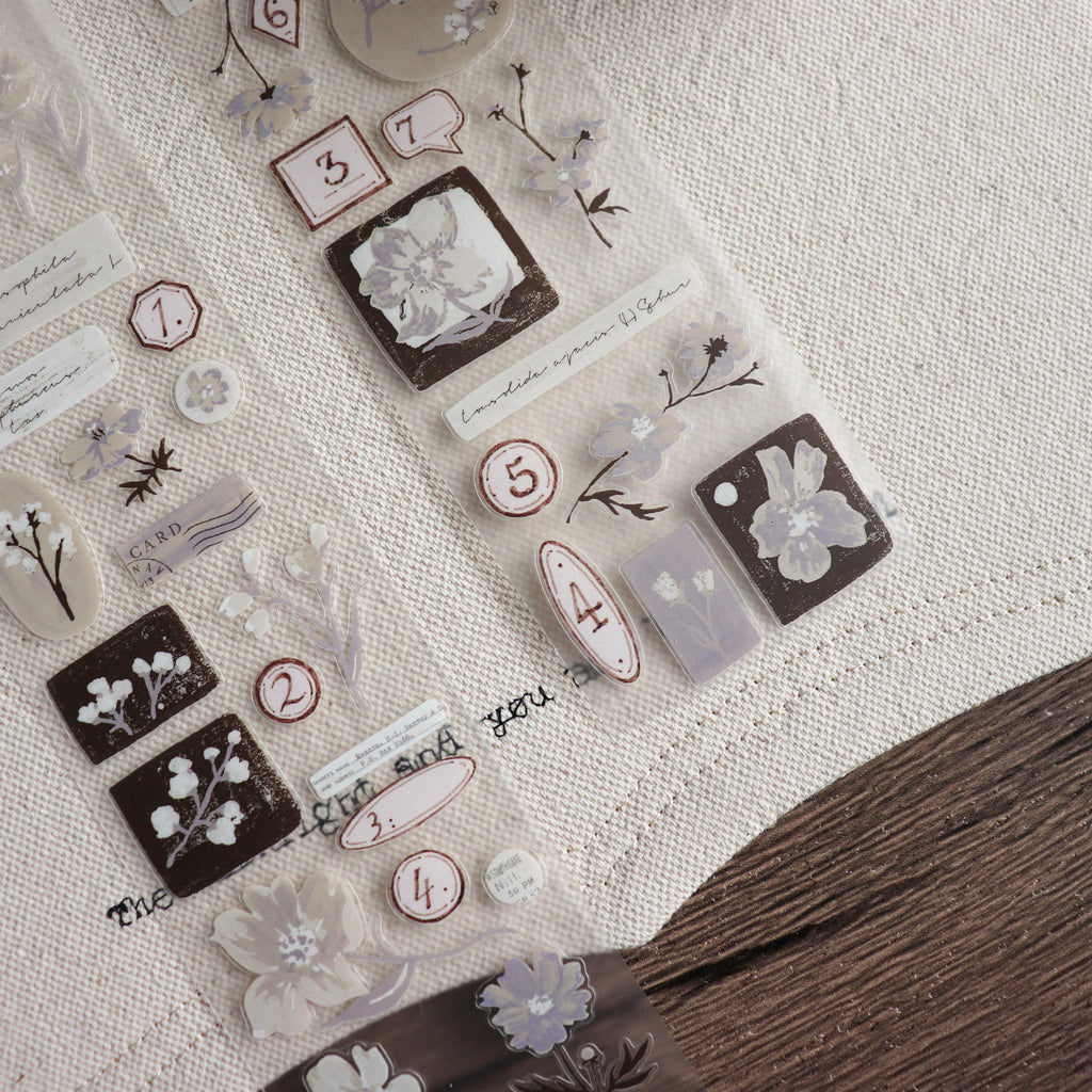 【Freckle Tea】Daily Season Collection- Kiss-cut Tape- Withered Warmth