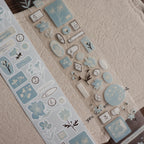 【Freckle Tea】 Daily Season Collection- Die-Cut Tape- Blue Mist