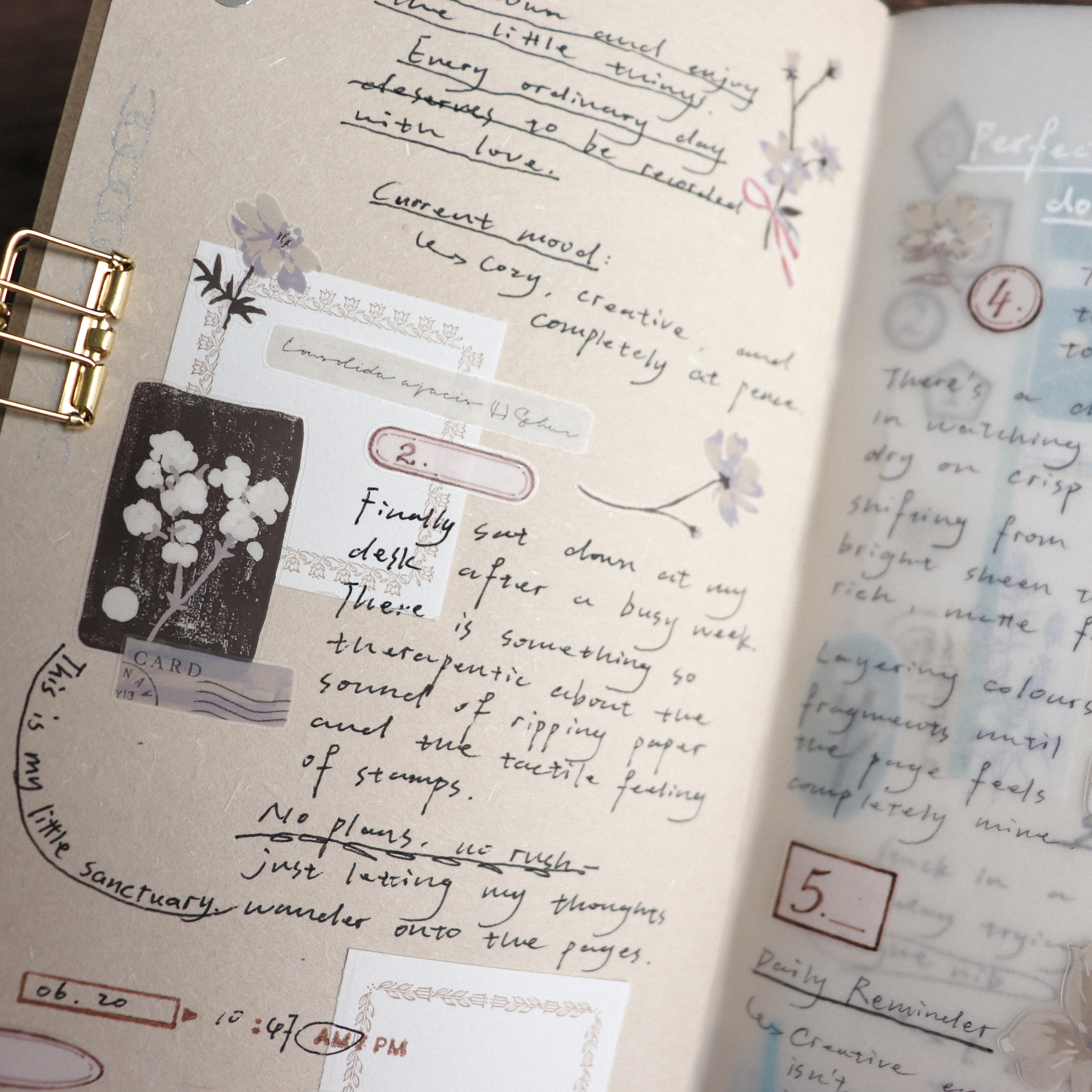 【Freckle Tea】Daily Season Collection- Kiss-cut Tape- Withered Warmth