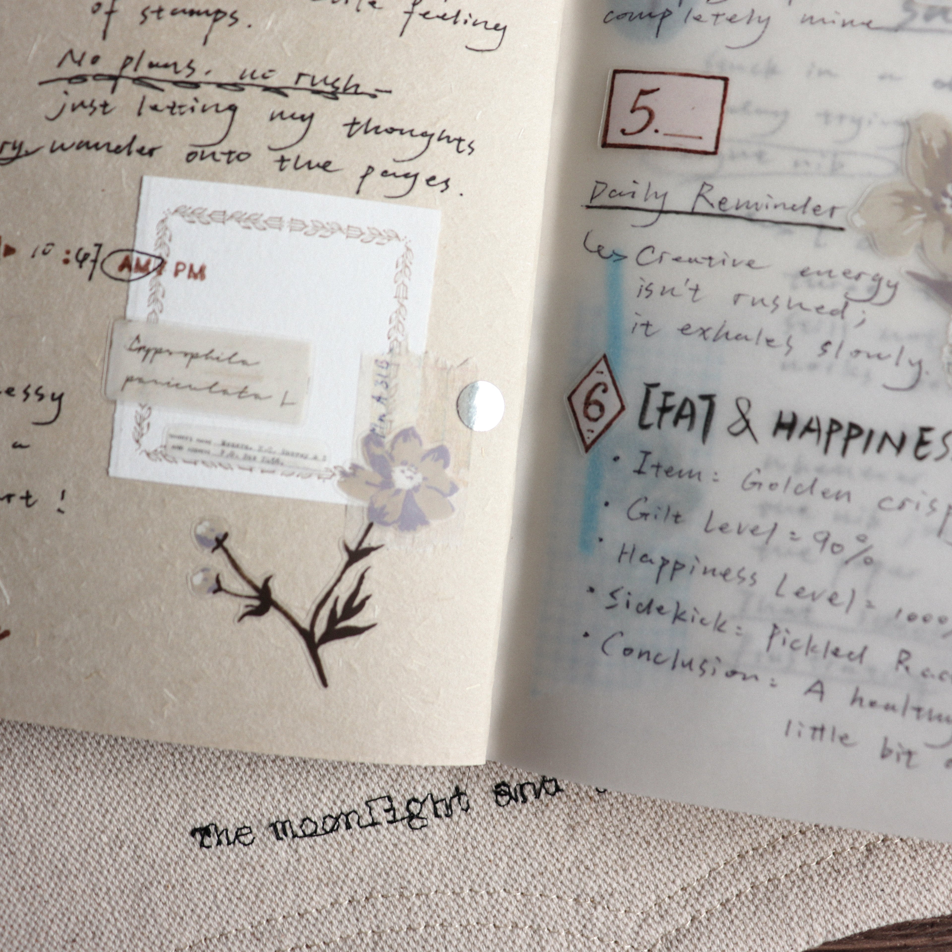【Freckle Tea】Daily Season Collection- Kiss-cut Tape- Withered Warmth