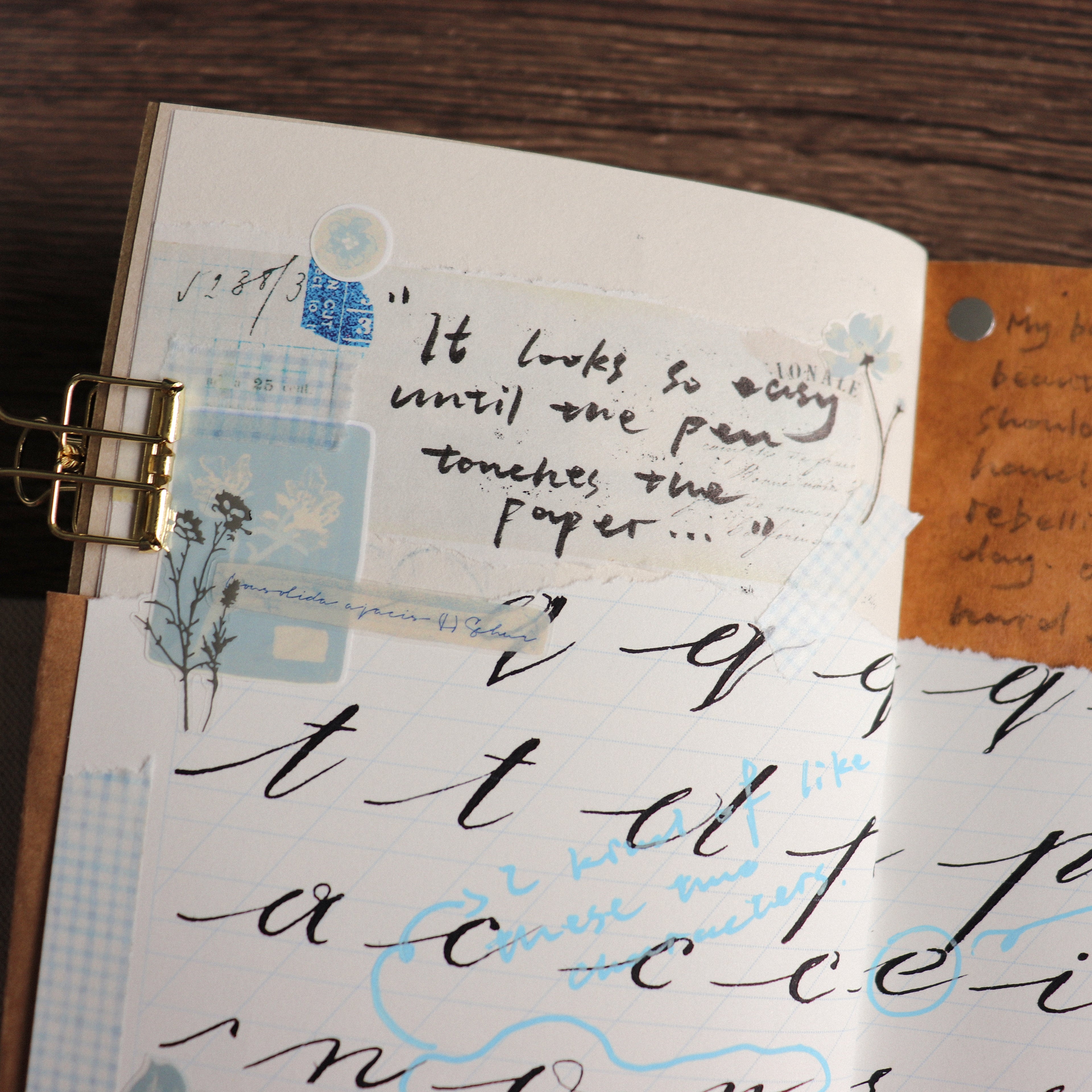 【Freckle Tea】 Daily Season Collection- Die-Cut Tape- Blue Mist