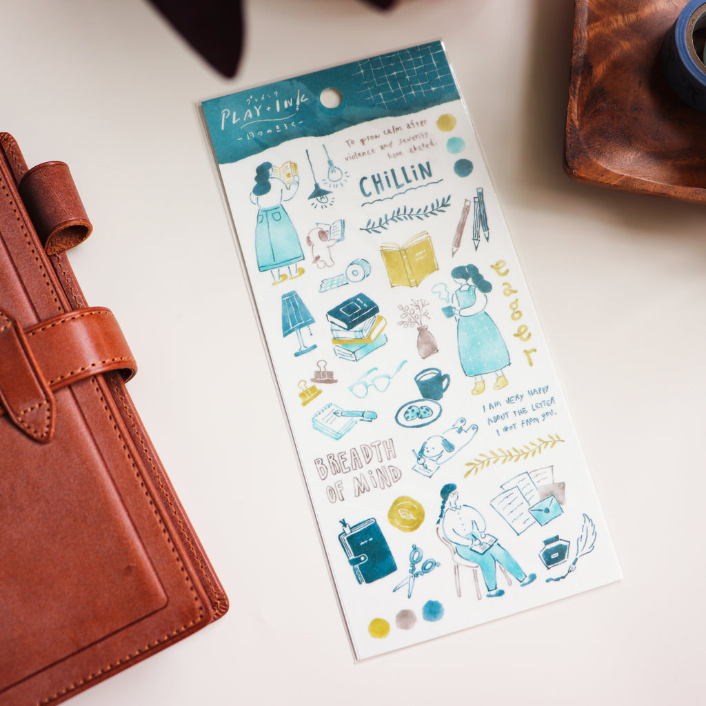 Mind Wave- Play Ink Stickers- Daily Record