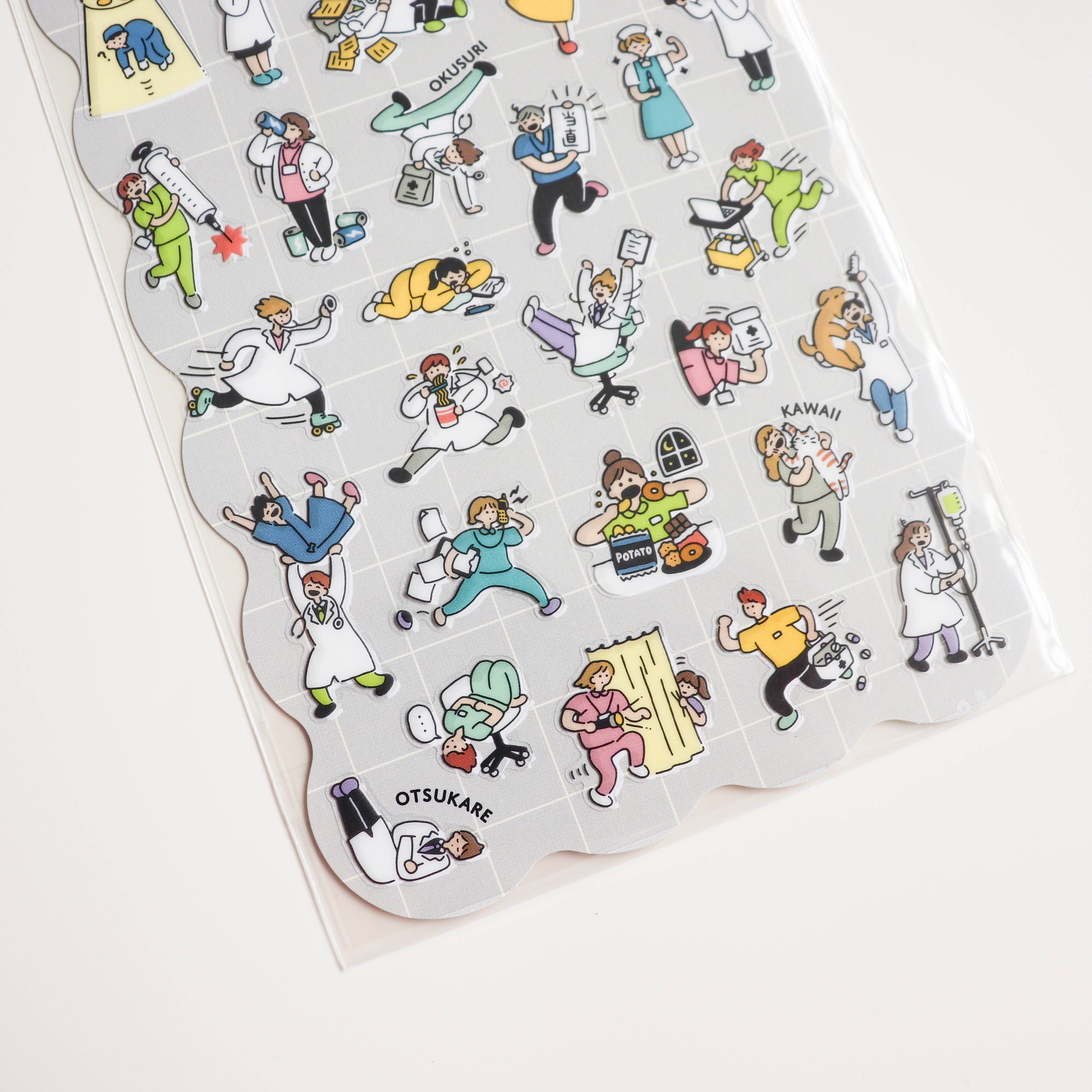 Mind Wave- Comical Life Stickers- Hospital
