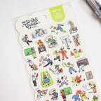 Mind Wave- Comical Life Stickers- School