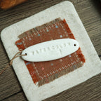 【Snow Joe】Journal Acc- Water Color Ceremic Charm Set- White