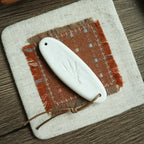 【Snow Joe】Journal Acc- Water Color Ceremic Charm Set- White