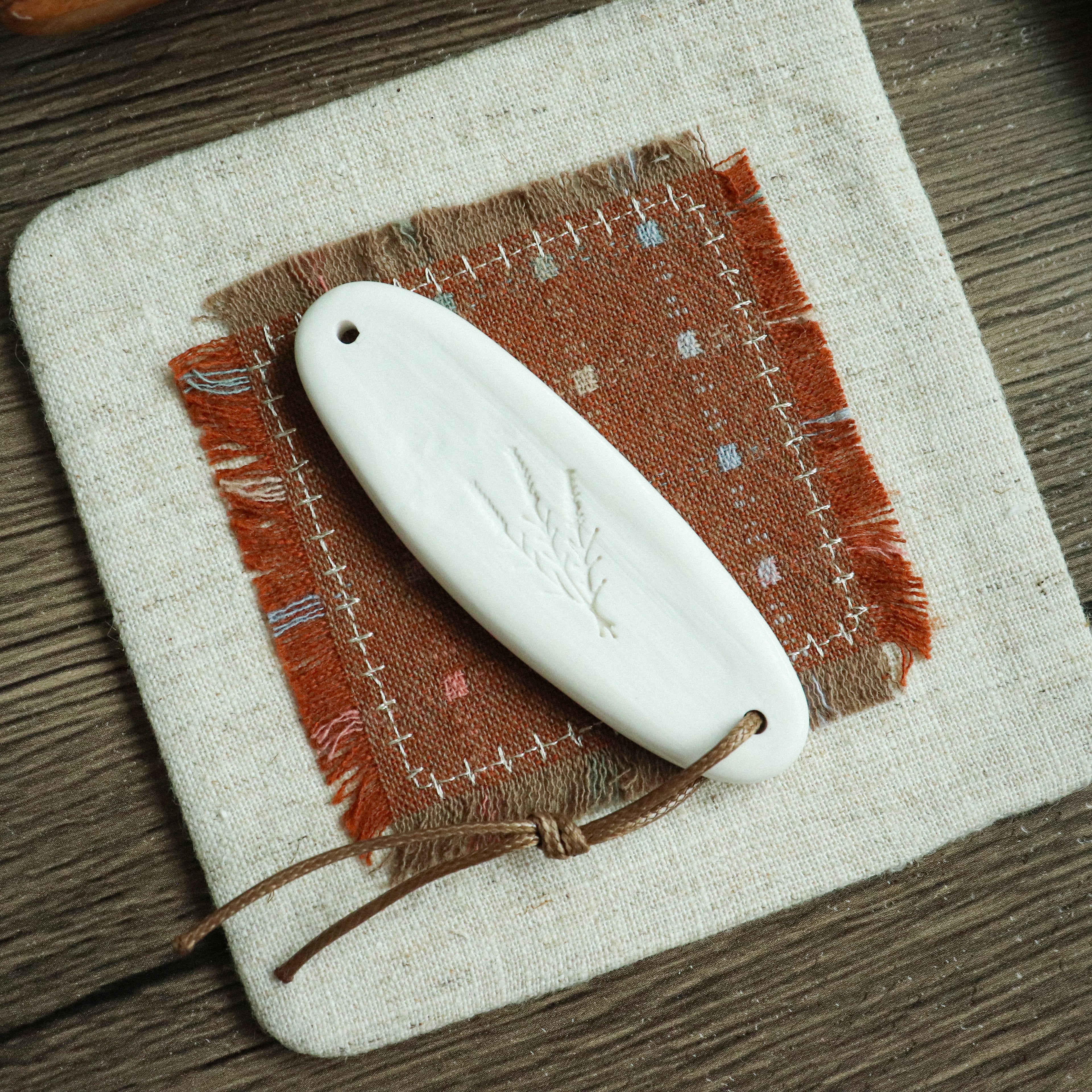 【Snow Joe】Journal Acc- Water Color Ceremic Charm Set- White