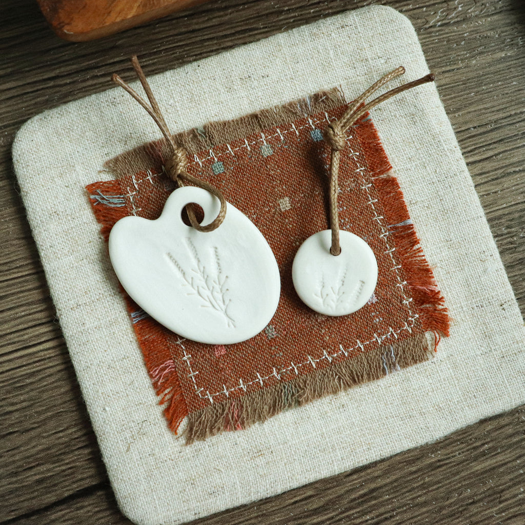 【Snow Joe】Journal Acc- Water Color Ceremic Charm Set- White