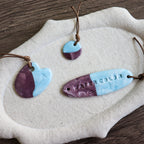 【Snow Joe】Journal Acc- One of a Kind Water Color Ceremic Charm Set