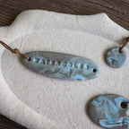 【Snow Joe】Journal Acc- One of a Kind Water Color Ceremic Charm Set