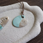 【Snow Joe】Journal Acc- One of a Kind Water Color Ceremic Charm Set