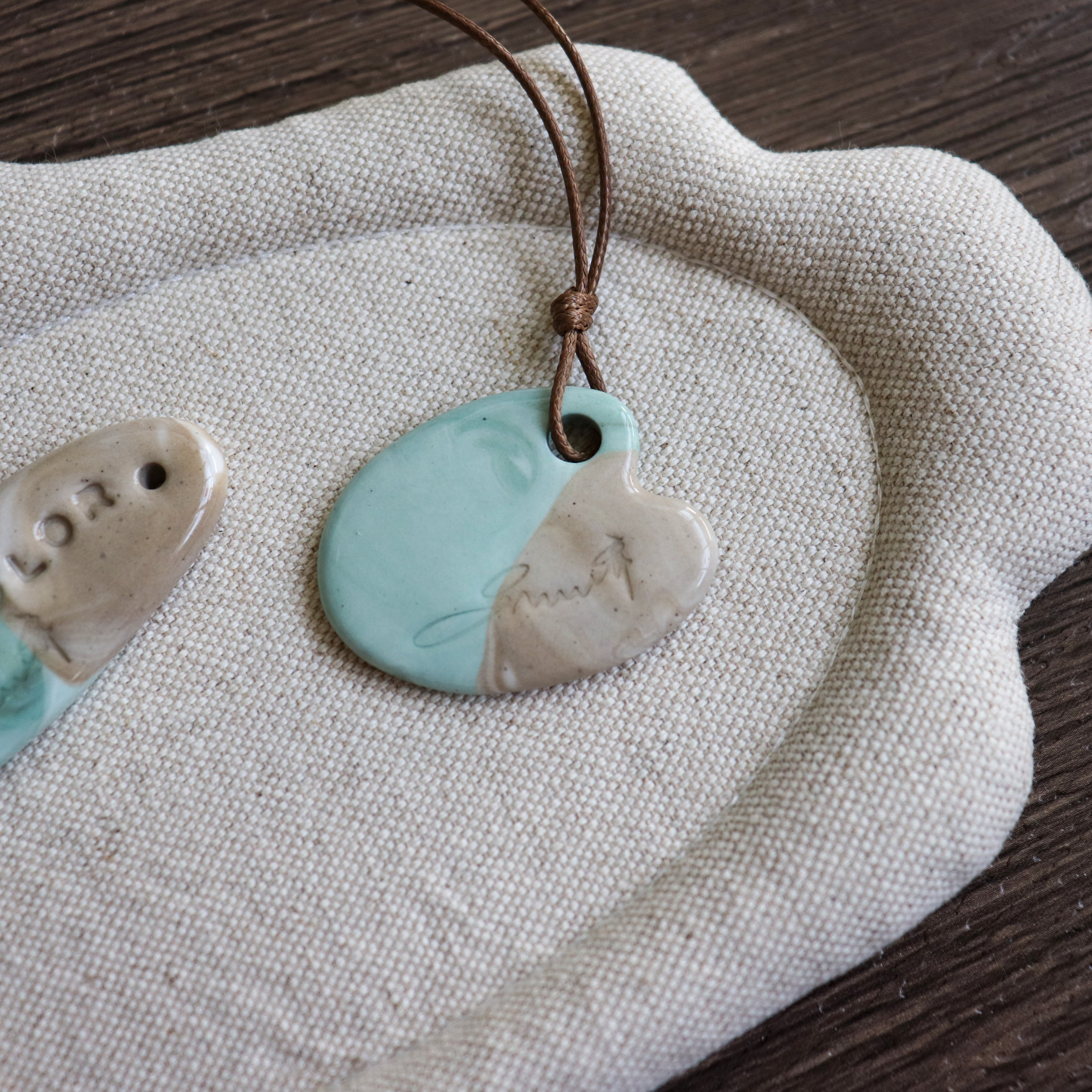 【Snow Joe】Journal Acc- One of a Kind Water Color Ceremic Charm Set