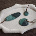 【Snow Joe】Journal Acc- One of a Kind Water Color Ceremic Charm Set