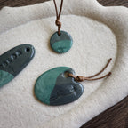 【Snow Joe】Journal Acc- One of a Kind Water Color Ceremic Charm Set