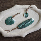 【Snow Joe】Journal Acc- One of a Kind Water Color Ceremic Charm Set
