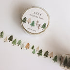 Mind Wave- Cozy Die-cut Masking Tape- Forest