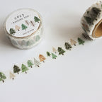 Mind Wave- Cozy Die-cut Masking Tape- Forest