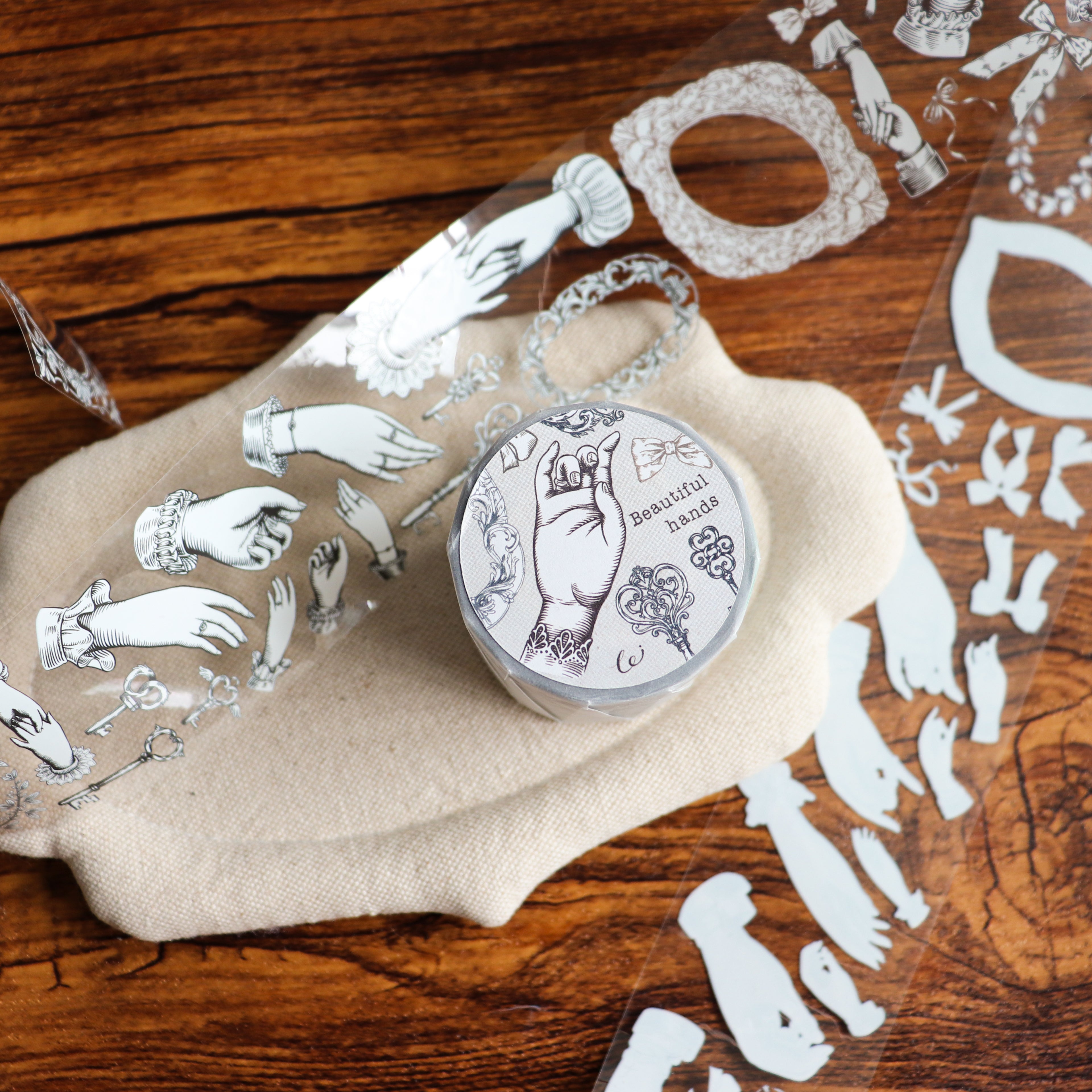【LOI Design】Beautiful Hands Clear PET Tape