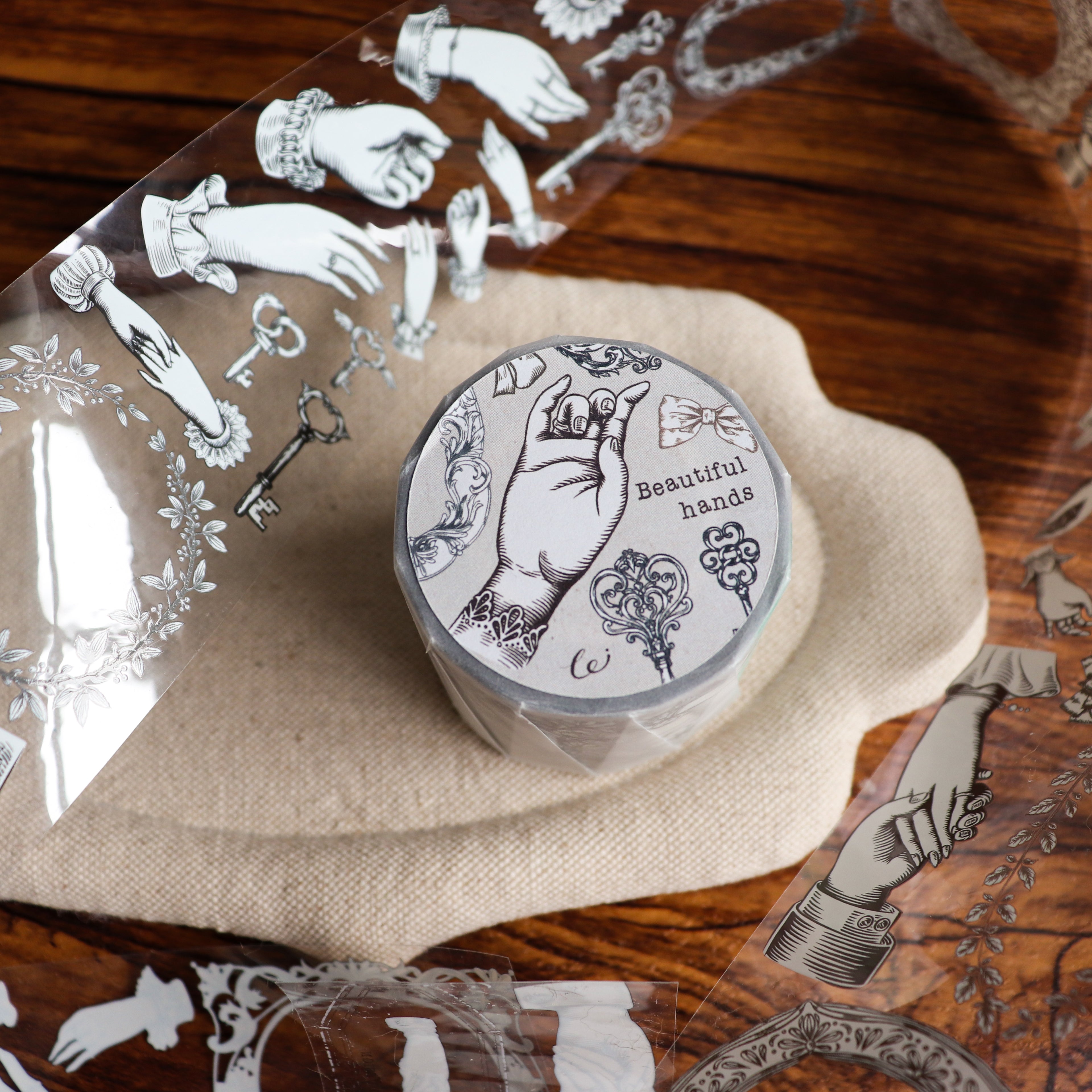 【LOI Design】Beautiful Hands Clear PET Tape