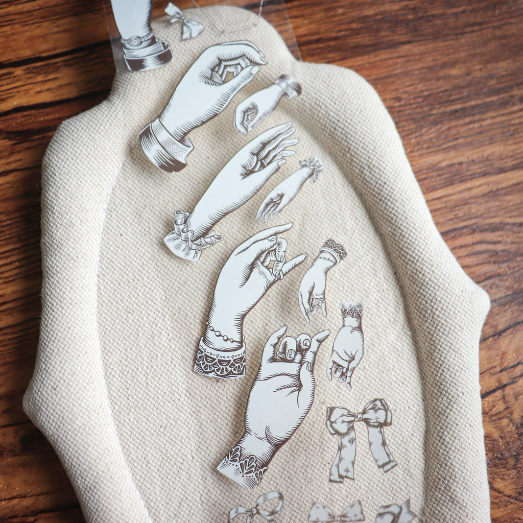 【LOI Design】Beautiful Hands Clear PET Tape