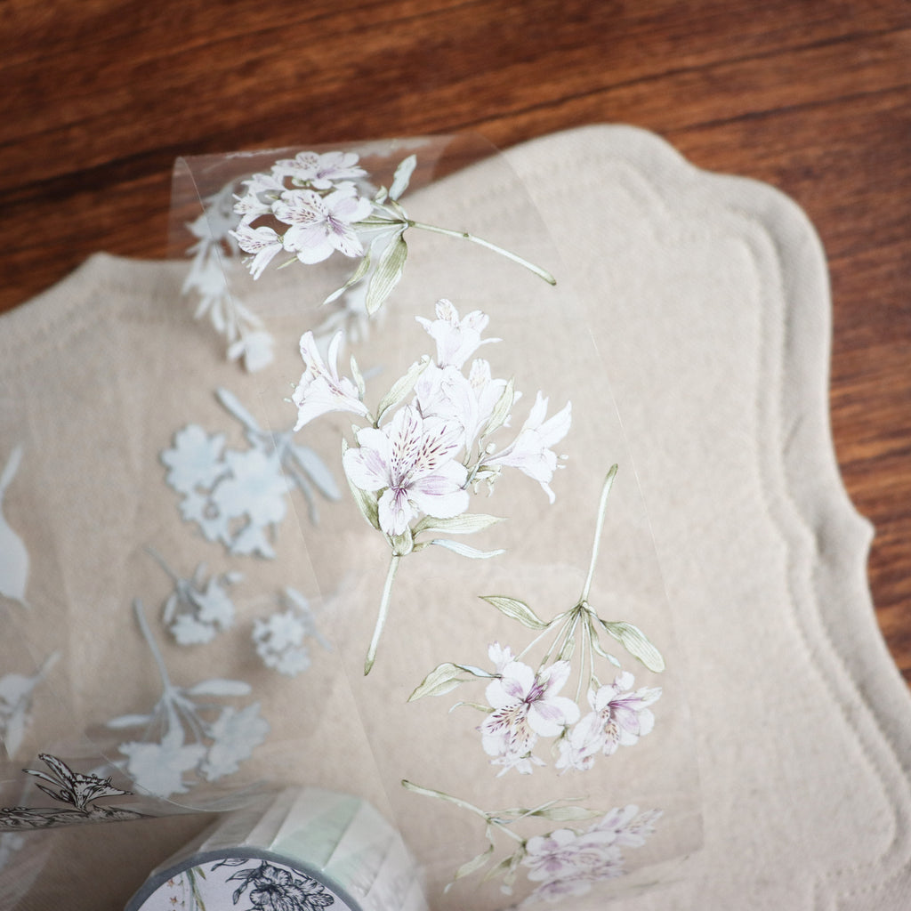【LOI Design】Small Bouquet Clear PET Tape