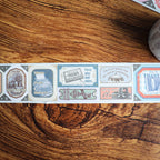 【LOI Design】The Next Journey- 4cm Gold Foiled Die-cut Tape