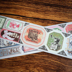 【LOI Design】The Next Journey- 4cm Gold Foiled Die-cut Tape