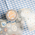 【LOI Design】Lemon Afternoon Tea-Kiss-cut Gold Foil Starlight PET Tape