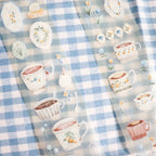 【LOI Design】Lemon Afternoon Tea-Kiss-cut Gold Foil Starlight PET Tape