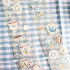 【LOI Design】Lemon Afternoon Tea-Kiss-cut Gold Foil Starlight PET Tape