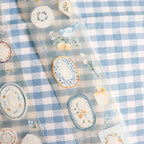【LOI Design】Lemon Afternoon Tea-Kiss-cut Gold Foil Starlight PET Tape