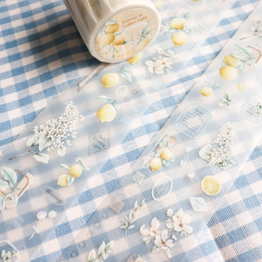 【LOI Design】Journey in Golden Light- 5cm x 6m Matte PET Tape