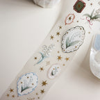 【LOI Design】Collecting Lily of the Valley-5cm Gold Foiled Matte PET Tape