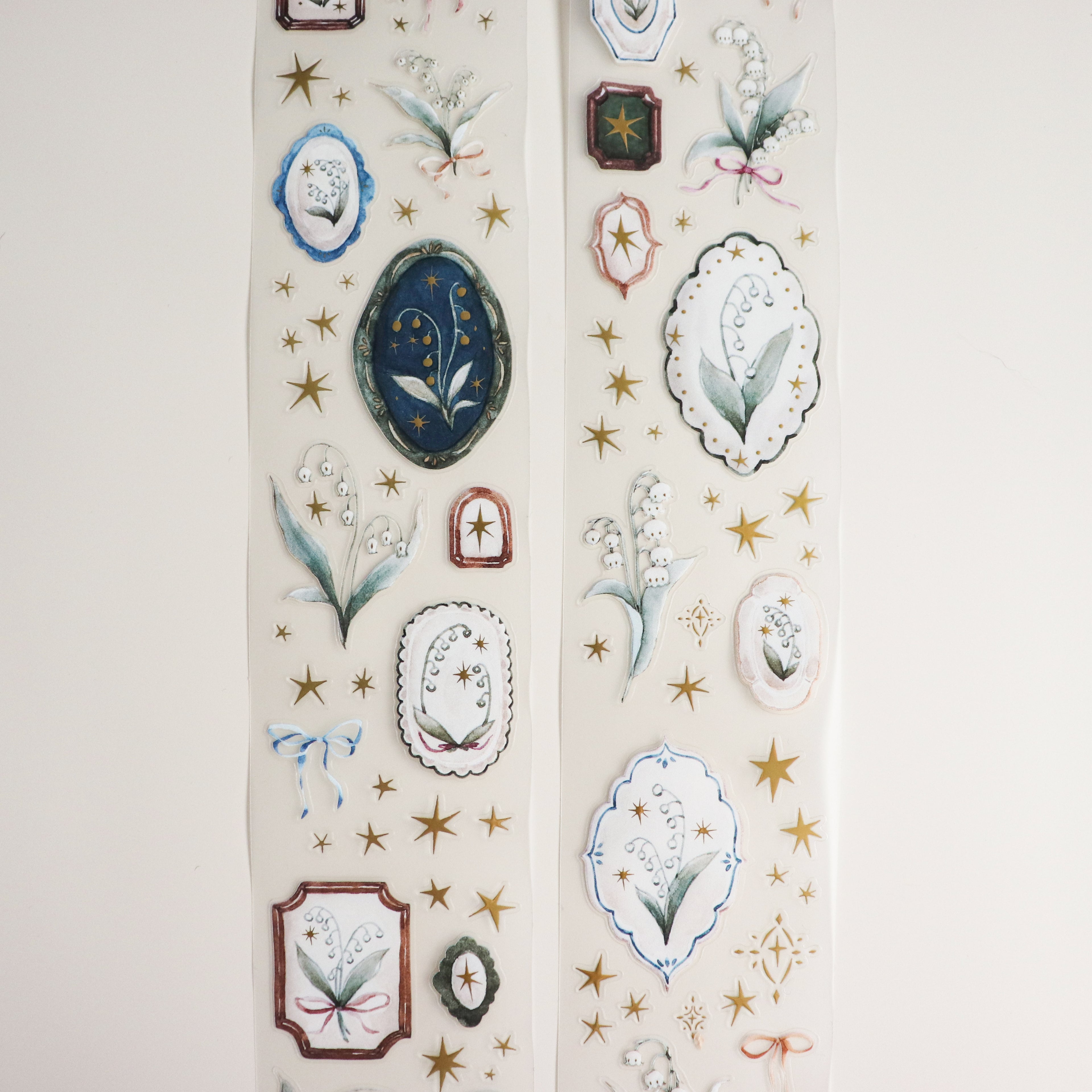 【LOI Design】Collecting Lily of the Valley-5cm Gold Foiled Matte PET Tape
