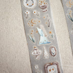 【LOI Design】Forest Witch Gathering Light-5cm Kiss-cut Gold Foil Starlight PET Tape