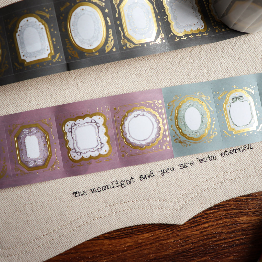 【LOI Design】Witch Hotel Tablecloth Gold Foil Die-Cut Paper Tape