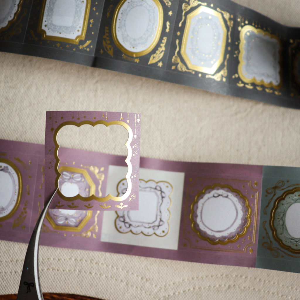 【LOI Design】Witch Hotel Tablecloth Gold Foil Die-Cut Paper Tape