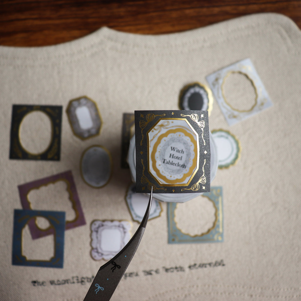 【LOI Design】Witch Hotel Tablecloth Gold Foil Die-Cut Paper Tape