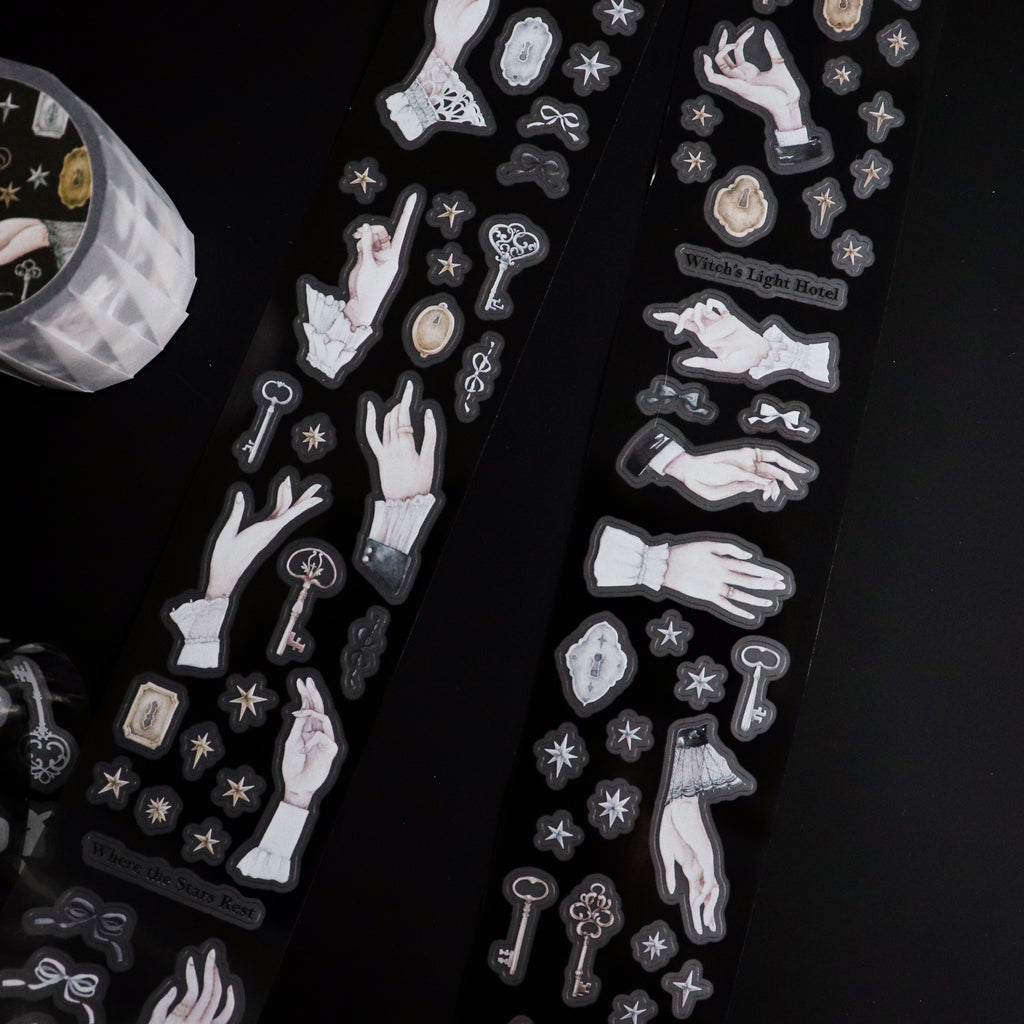 【LOI Design】Witch’s Light Hotel Die-Cut Matte PET Tape