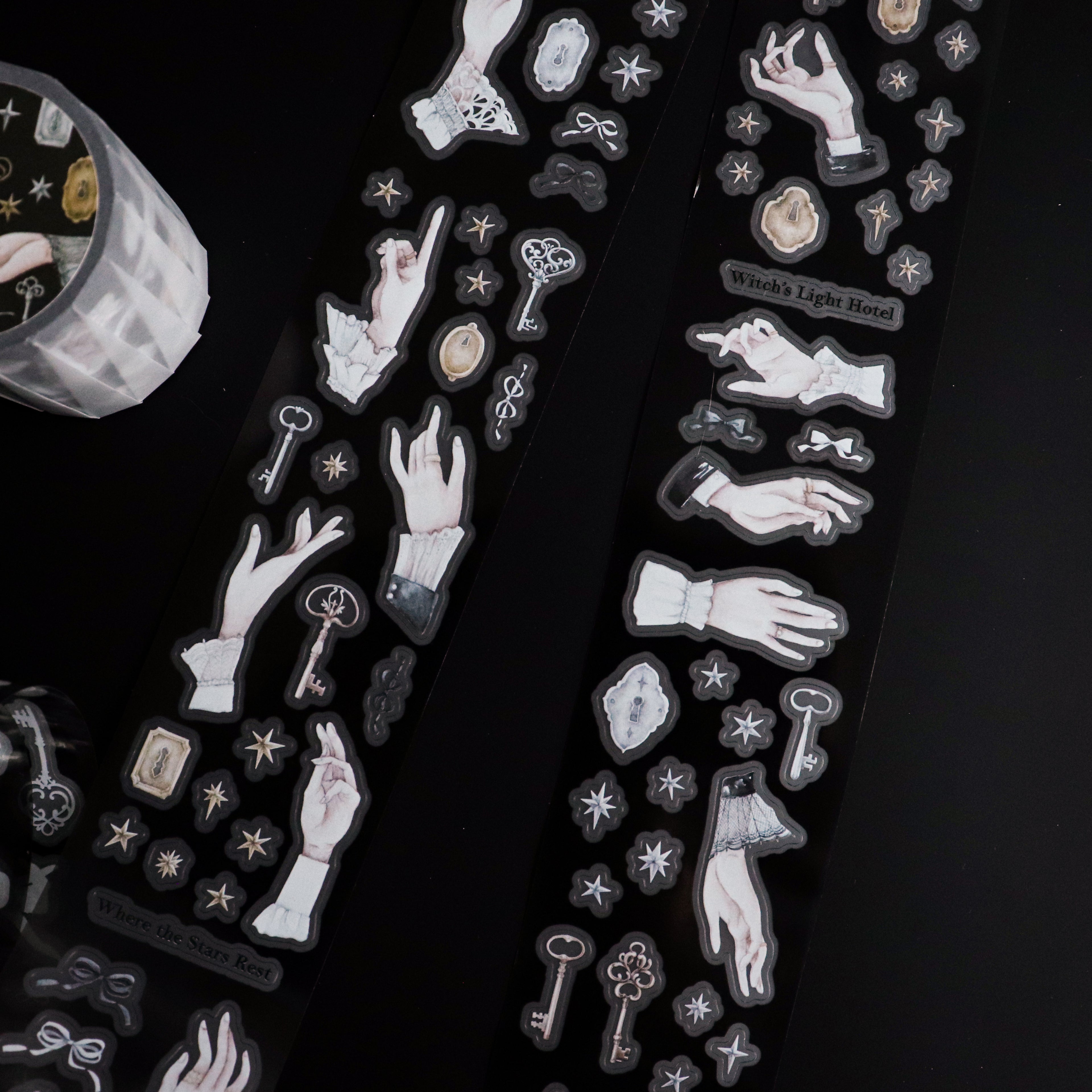 【LOI Design】Witch’s Light Hotel Die-Cut Matte PET Tape