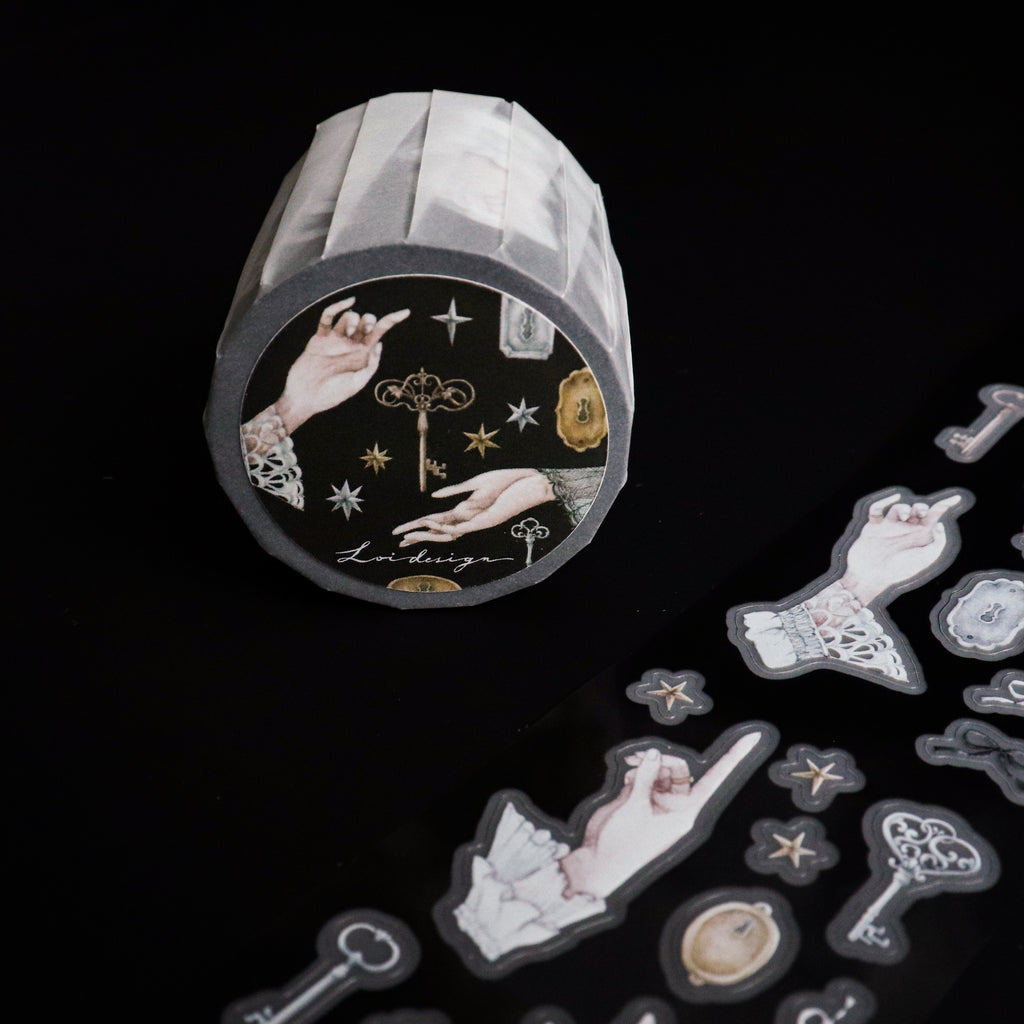 【LOI Design】Witch’s Light Hotel Die-Cut Matte PET Tape