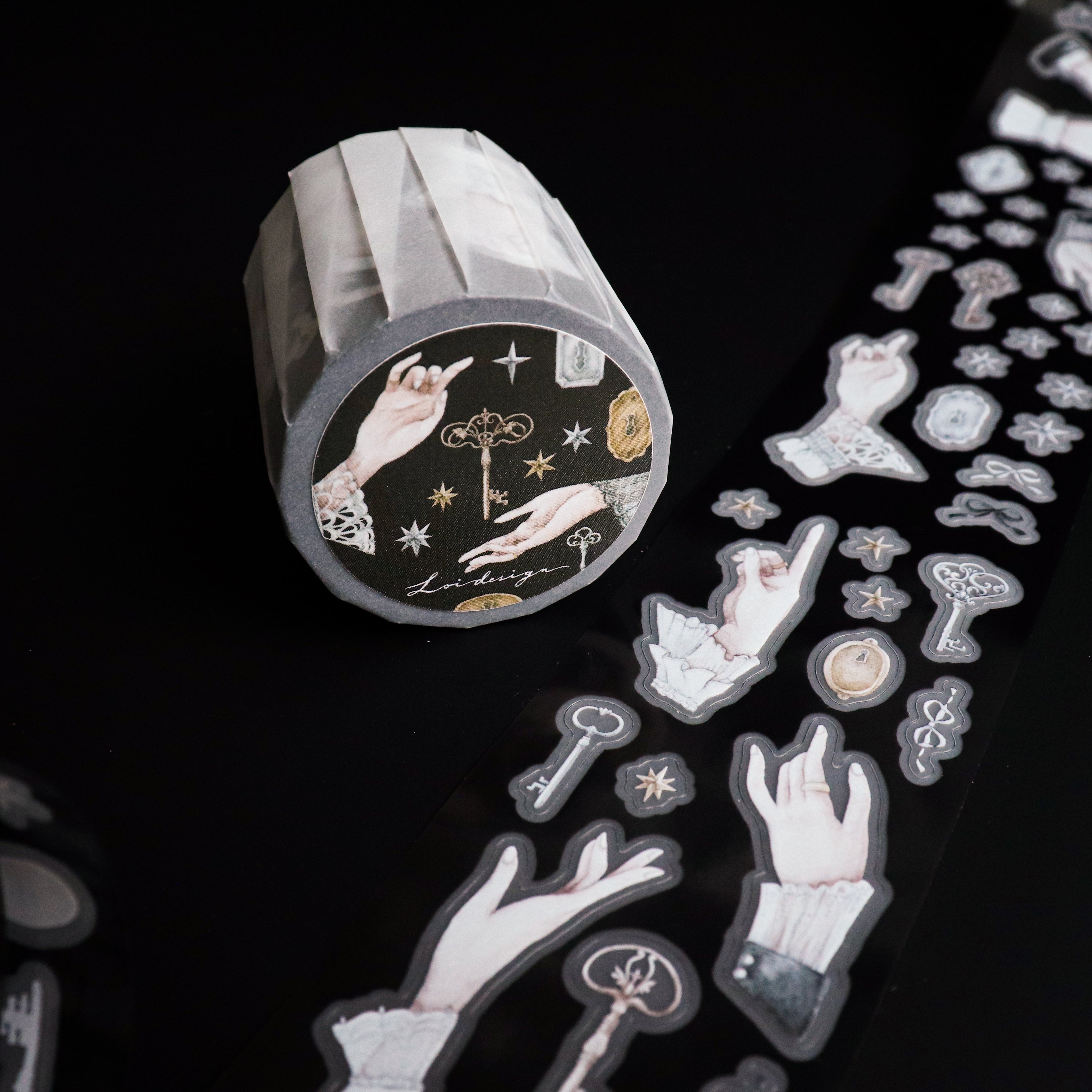 【LOI Design】Witch’s Light Hotel Die-Cut Matte PET Tape