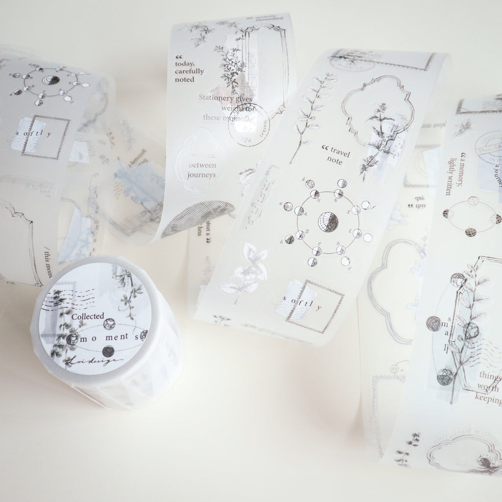 【LOI Design】Collected Moments –  Kiss-Cut Matte PET Tape