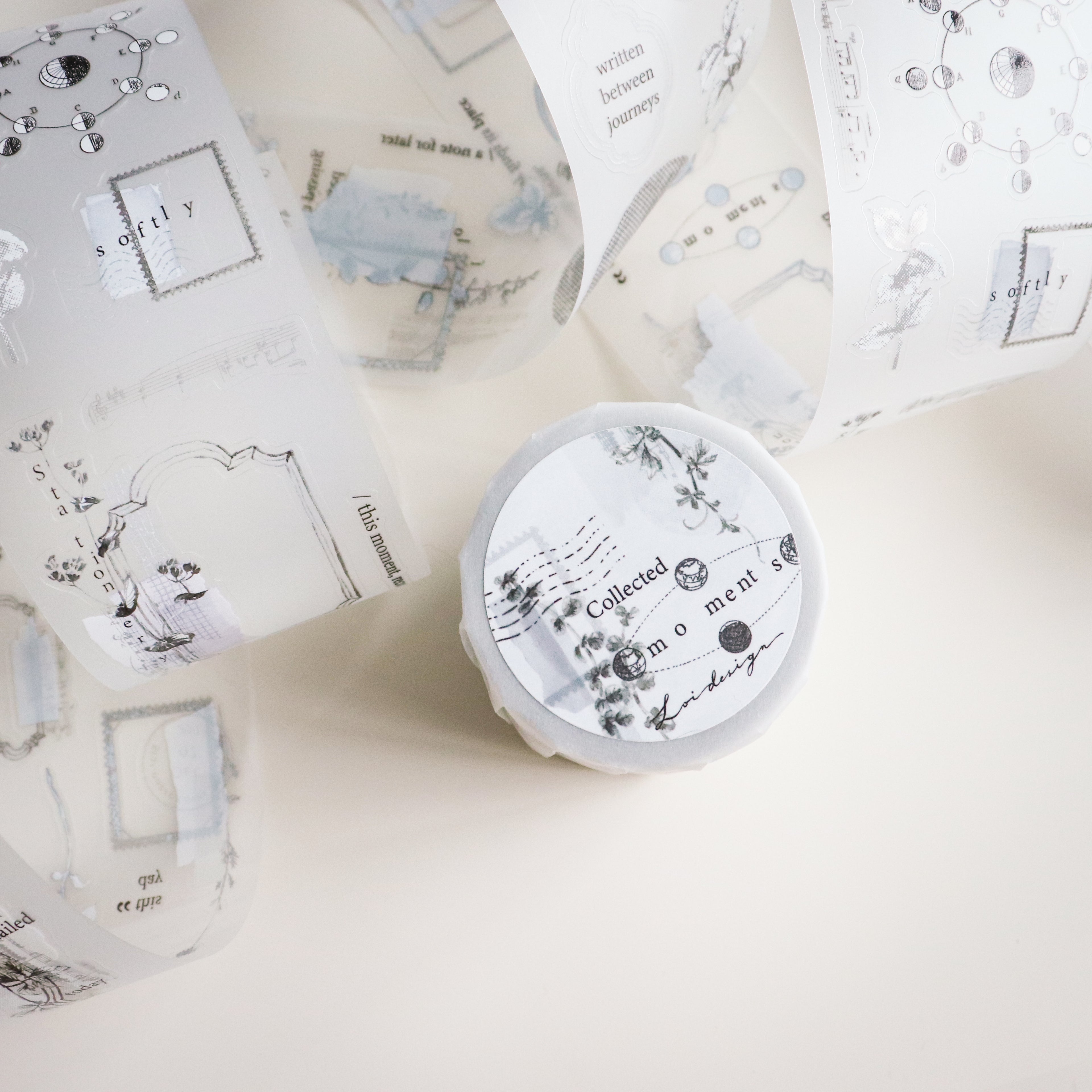 【LOI Design】Collected Moments –  Kiss-Cut Matte PET Tape
