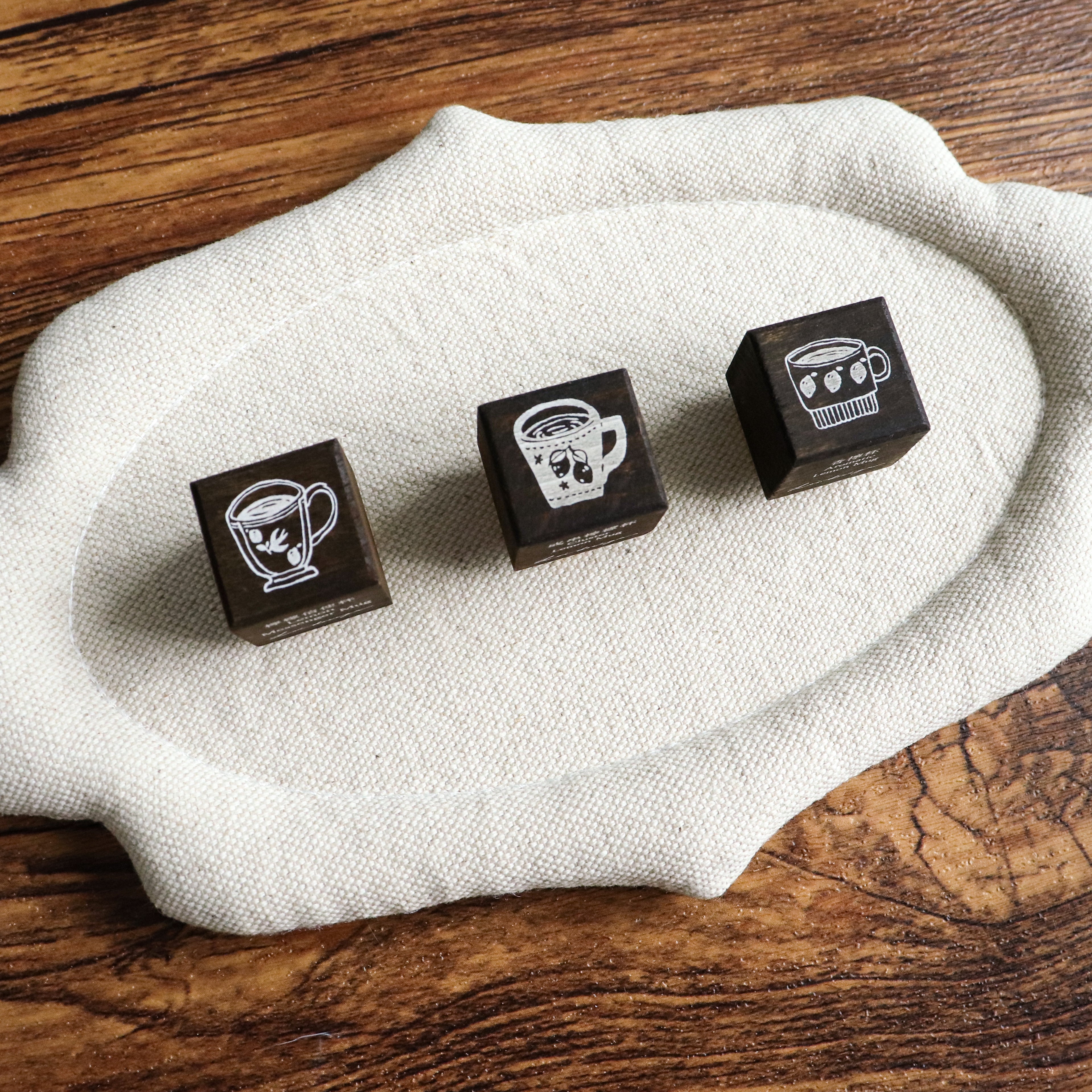 【LOI Design】Lemon Collection - Dyed Wood Stamp - Mug