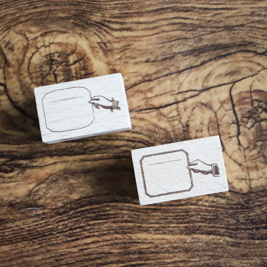 【LOI Design】Wood Rubber Stamps - Lovely Hands Collection