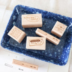 【Two Racoons X Partialafra】Travel Log Series Wooden Stamp