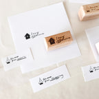 【Partialafra X Two Racoons】Wooden Stamp - "Memo" Series